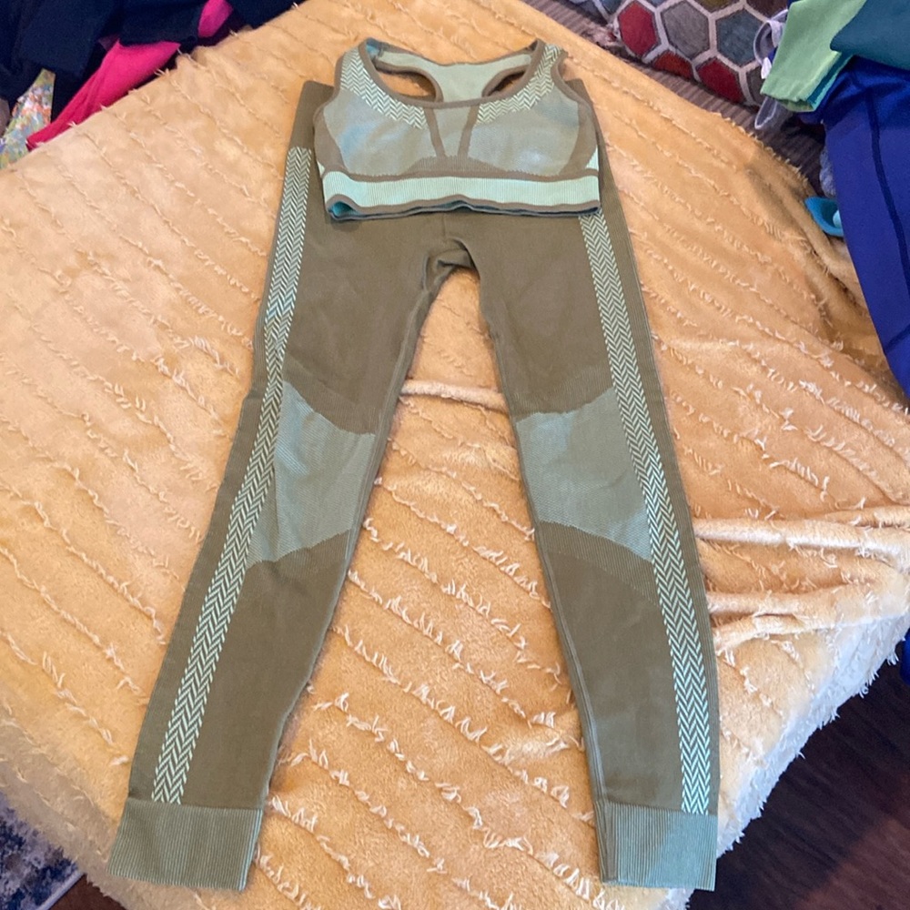 Fabletics workout pants & top